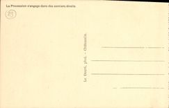 VINTAGE POSTCARD Locronan Great Breton Day of Tromenie Folklore Costume