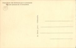 Perdon de Locronan de la POSTAL de la VENDIMIA del dia breton de Tromenie de traje grande del folklore del tromenie