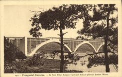 CPA Plougastel Daoulas Le Pont Albert Louppe