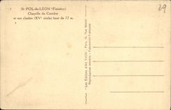 VINTAGE POSTCARD Holy pol  Of Leon Vault of Creisker