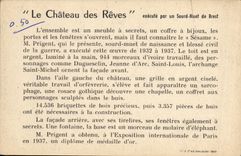 CPA Le Chateau des Reves execute par un Sourd Muet de Brest