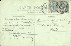 CPA Brest Le Pont National ouvert Sortie du croiseur d Estrees Bateau 