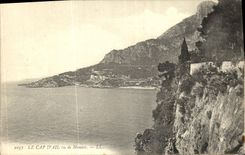 CPA Cap D Ail Vu de Monaco