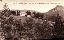 CPA Thorenc Le Castellaras et le Chateau de la Tour