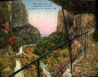 CPA Gorges du Loup La Route et les Gorges