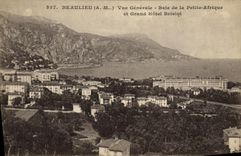 CPA Beaulieu Sur Mer Vue Generale Baie de la Petite Afrique et grand hotel Bristol