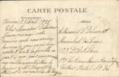 VINTAGE POSTCARD Glannes a Street S Militaria