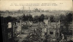 VINTAGE POSTCARD Maurupt and Militaria tileries