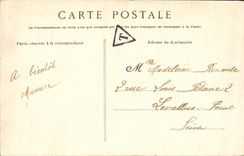 CPA Ecoles A Feu Piece de 75 Disposition de depart Militaria