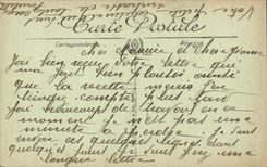 VINTAGE POSTCARD Ruins Of the Great War Own way the castle extremely seen from D an underground