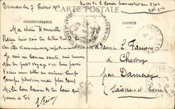 VINTAGE POSTCARD the War of Saint Pierremont Militaria