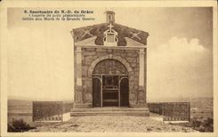 VINTAGE POSTCARD Nd Sanctuary of Grace Vault of the small headland dediee to died of the Militaria Great War