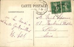 VINTAGE POSTCARD Gerbeviller Martyrdom the Street St Pierre Militaria