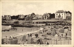 VINTAGE POSTCARD Batz the Loire the Beach Saint Michel