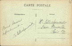 VINTAGE POSTCARD Batz the Loire Interleur of L church