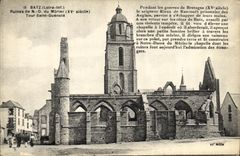 VINTAGE POSTCARD Batz On sea Tower Guenole Saint