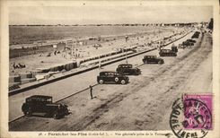 VINTAGE POSTCARD Pornichet View taken terrace of the casino