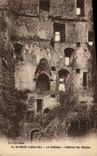 VINTAGE POSTCARD Clisson the Interior Castle of the keep