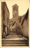 VINTAGE POSTCARD Clisson while strolling Street of the 4 Steps