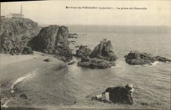 VINTAGE POSTCARD Surroundings of Pornichet the point of Chemoulin