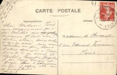 POSTAL Pornichet de la VENDIMIA al dia de tormenta en los alrededores