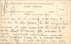 POSTAL Prefailles Monsleur de la VENDIMIA y senora de los prefailles tomada de Fataise