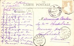 Roca de Prefailles de la POSTAL de la VENDIMIA del protector grande