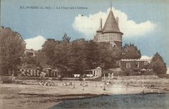 CPA Pornic La Plage au Chateau