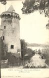 CPA Pornic Le Chateau et la Rade Vue Prise de L Esplanade de l Hotel de France