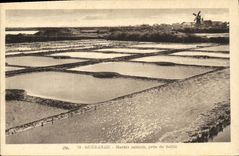CPA Guerande Marais Saints Pres de Saille Moulin