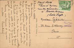 Pinos santos de Brevin de la POSTAL de la VENDIMIA vistos en la playa cerca del sacador