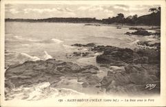 POSTAL Brevin santo L oceano de la VENDIMIA la bahia debajo del Fort