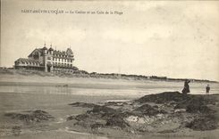 POSTAL Brevin santo L oceano de la VENDIMIA el casino y una esquina de la playa