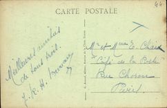 POSTAL Brevin santo L abetos de la VENDIMIA del oceano que confinan el mar