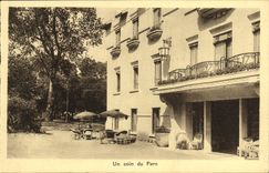St Brevin L hotel de la POSTAL de la VENDIMIA del oceano de la cabana del pais una esquina del parque