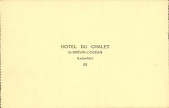 St Brevin L hotel de la POSTAL de la VENDIMIA del oceano de la cabana del pais una esquina del parque