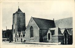 St Brevin de la POSTAL de la VENDIMIA los pinos L iglesia