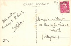 St Brevin de la POSTAL de la VENDIMIA los pinos L iglesia