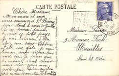 Avenida santa de Brevin de la POSTAL de la VENDIMIA de los acacias