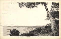St Brevin L oceano de la POSTAL de la VENDIMIA vista del sacador