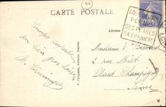 VINTAGE POSTCARD Bernerie Seen towards the Beach taken of the rocks Children