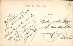 VINTAGE POSTCARD Chateaubriant Seen On the Castle Taken about 1830 of the bridge on the Expensive one