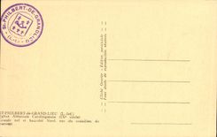 Cubo de Carolingian de la iglesia de la abadia de St Philbert de Grand Place de la POSTAL de la VENDIMIA grande y dimensiones bajas nortenos