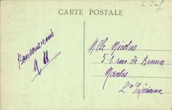 Peregrinaje de la POSTAL de la VENDIMIA del martirio de Ponchateau L subida