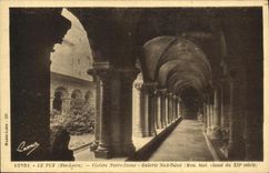 VINTAGE POSTCARD Puy Cloister Notre Dame western Southern Gallery