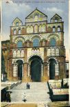 VINTAGE POSTCARD Puy principal Frontage of the cathedral