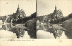 VINTAGE POSTCARD L Auvergne Puy Rock D Espaly