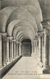 VINTAGE POSTCARD Hte the Loire Puy Interieur of the gallery is cloister of the cathedral