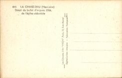 VINTAGE POSTCARD the Chair God Detail of the Dresser D organ of L abbey church