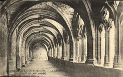 VINTAGE POSTCARD the Chair God the Cloister Abbey